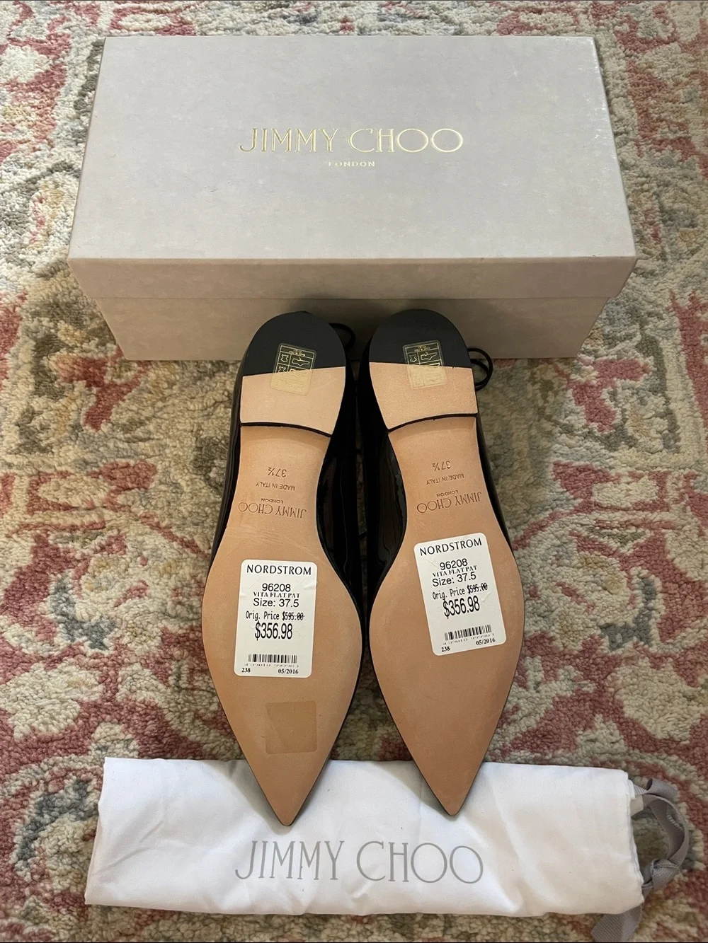 Jimmy Choo glossy black